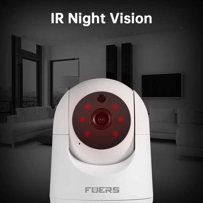 Fuers 3MP IP Camera | Smart Indoor WiFi Surveillance for Automatic Tracking & Peace of Mind